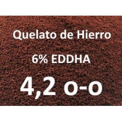 Quelato de Hierro AGRARES Fe PLUS 6% Fe-EDDHA 4,2% Orto-Orto, 5 Kg