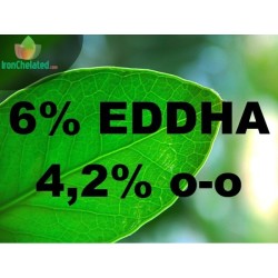 Quelato de Hierro AGRARES Fe PLUS 6% Fe-EDDHA 4,2% Orto-Orto, 5 Kg