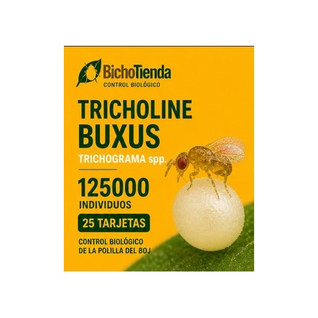 Tricholine Buxus Trichogramma spp. 125000 ind. 25 tarjetas (polilla del boj)