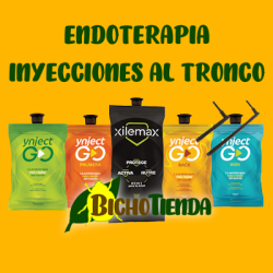 pack 12 ynject xilemax para árboles y palmeras