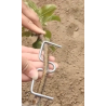 Clips para doblar ramas de acero (Lote 10 Grapas doblar ramas)