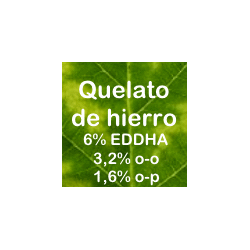 Quelato de hierro 7,5% EDDHA 3.6 o-o 1.2 o-p en 5Kg