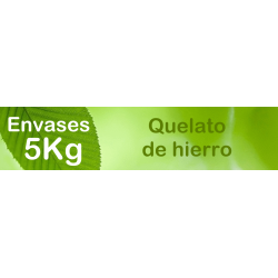 Quelato de hierro 7,5% EDDHA 3.6 o-o 1.2 o-p en 5Kg