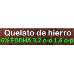 Quelato de hierro 7,5% EDDHA 3.6 o-o 1.2 o-p en 5Kg