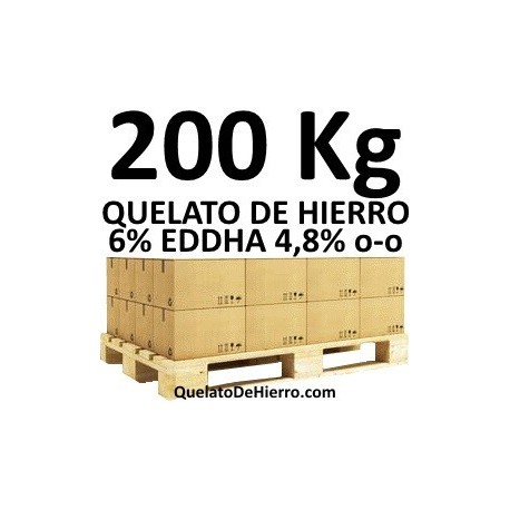 Palé 200Kg Quelato de Hierro 6% EDDHA 4,8 o-o