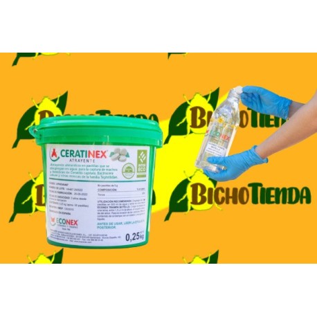 CERATINEX atrayente env. 0,25 KG (Atrayente para Ceratitis capitata) CERATINEX atrayente env. 0,25 KG (Atrayente para Ceratitis capitata)