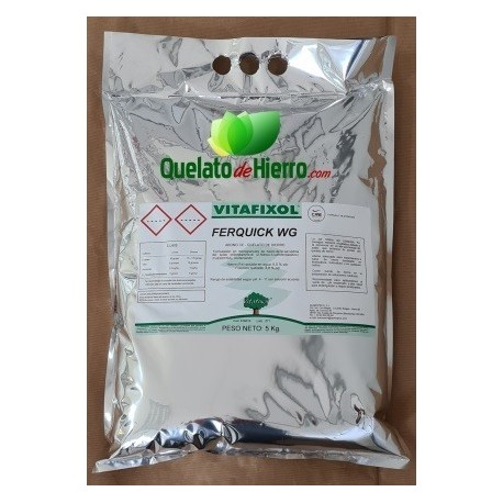 quelato de hierro 5kg
