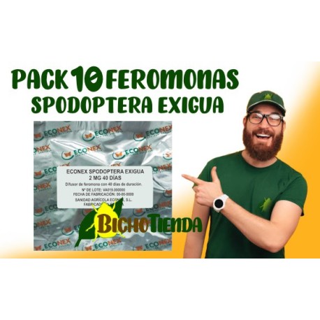 Pack 10 Feromonas Spodoptera Exigua PB (rosquilla verde - oruga) Pack 10 Feromonas Spodoptera Exigua PB (rosquilla verde - oruga)