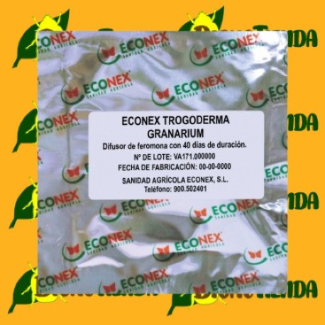 Feromonas TROGODERMA GRANARIUM (40 días) Econex