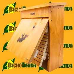 Refugio para colonias de murciélagos de madera maciza