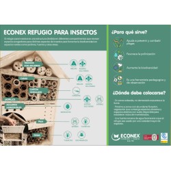 Refugio para insectos, hibernación y cría