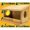 Comedero para pájaros de madera