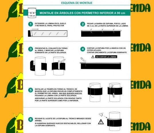 Instrucciones ECONEX BARRERA PARA TRONCOS
